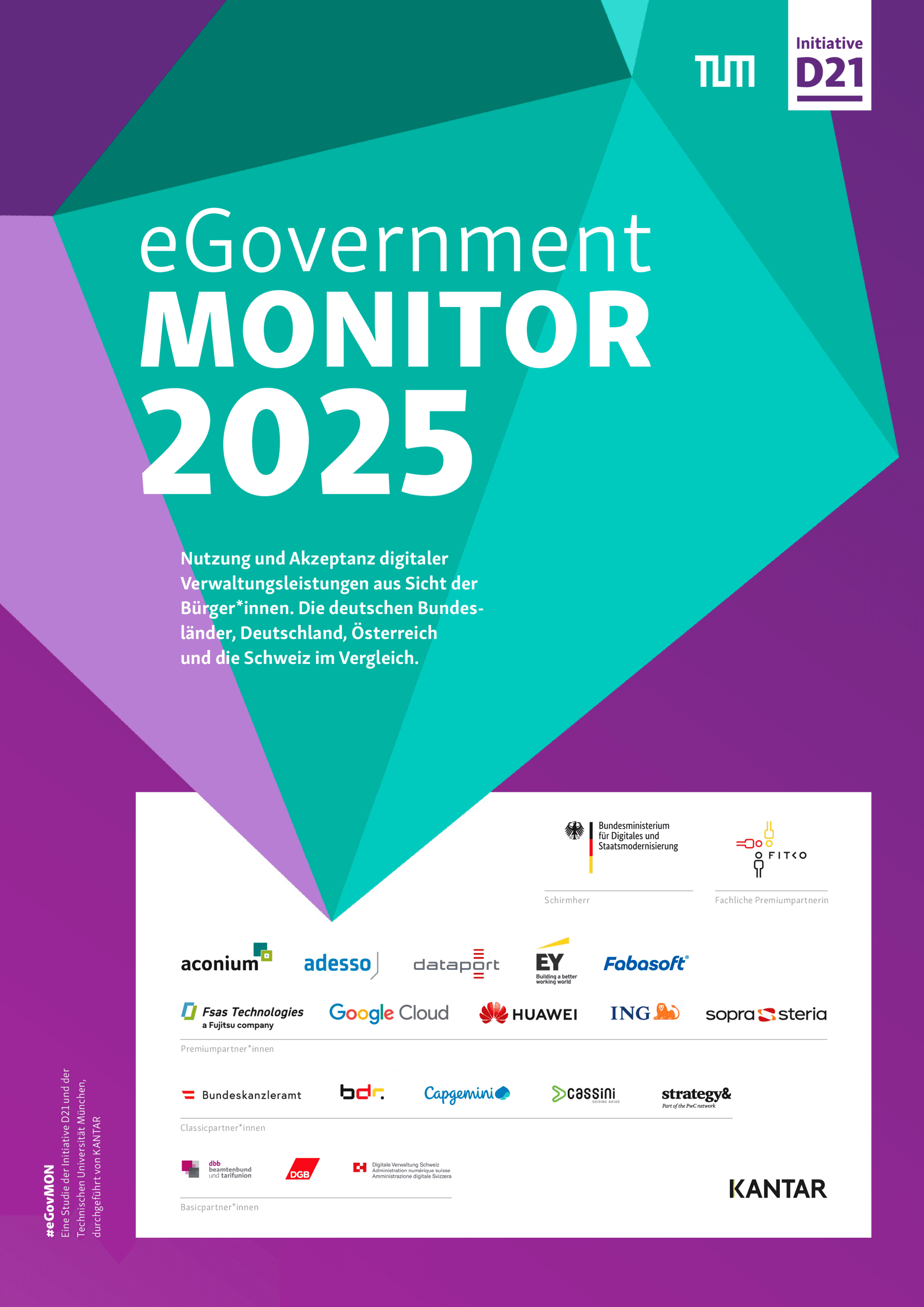 eGovernment MONITOR 2025 (Initiative D21 / TU München)